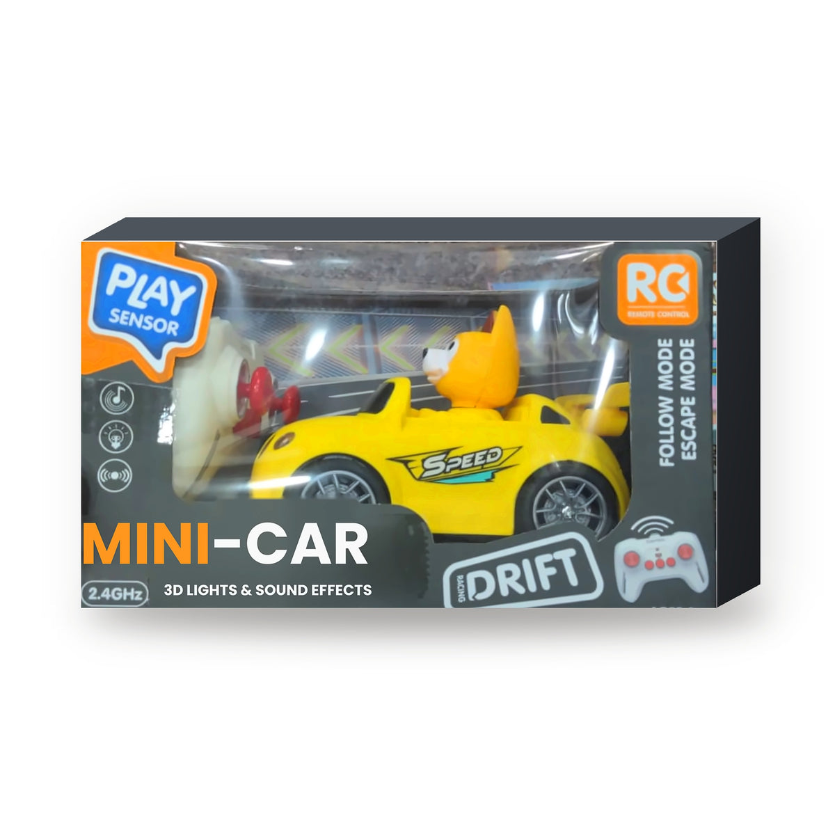 Mini Drift RC Car with Lights & Sound | 2.4GHz Remote